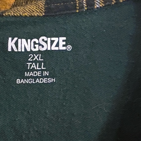 King Size Sz 2XL Men’s Flannel Shirt VGUC 😊😊 - Picture 8 of 8